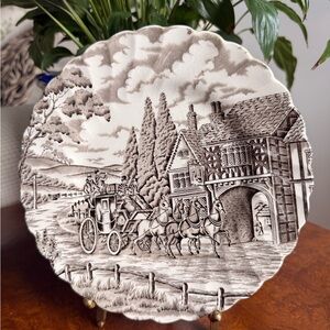 Myott Staffordshire “Royal Mail Brown” Salad Plate